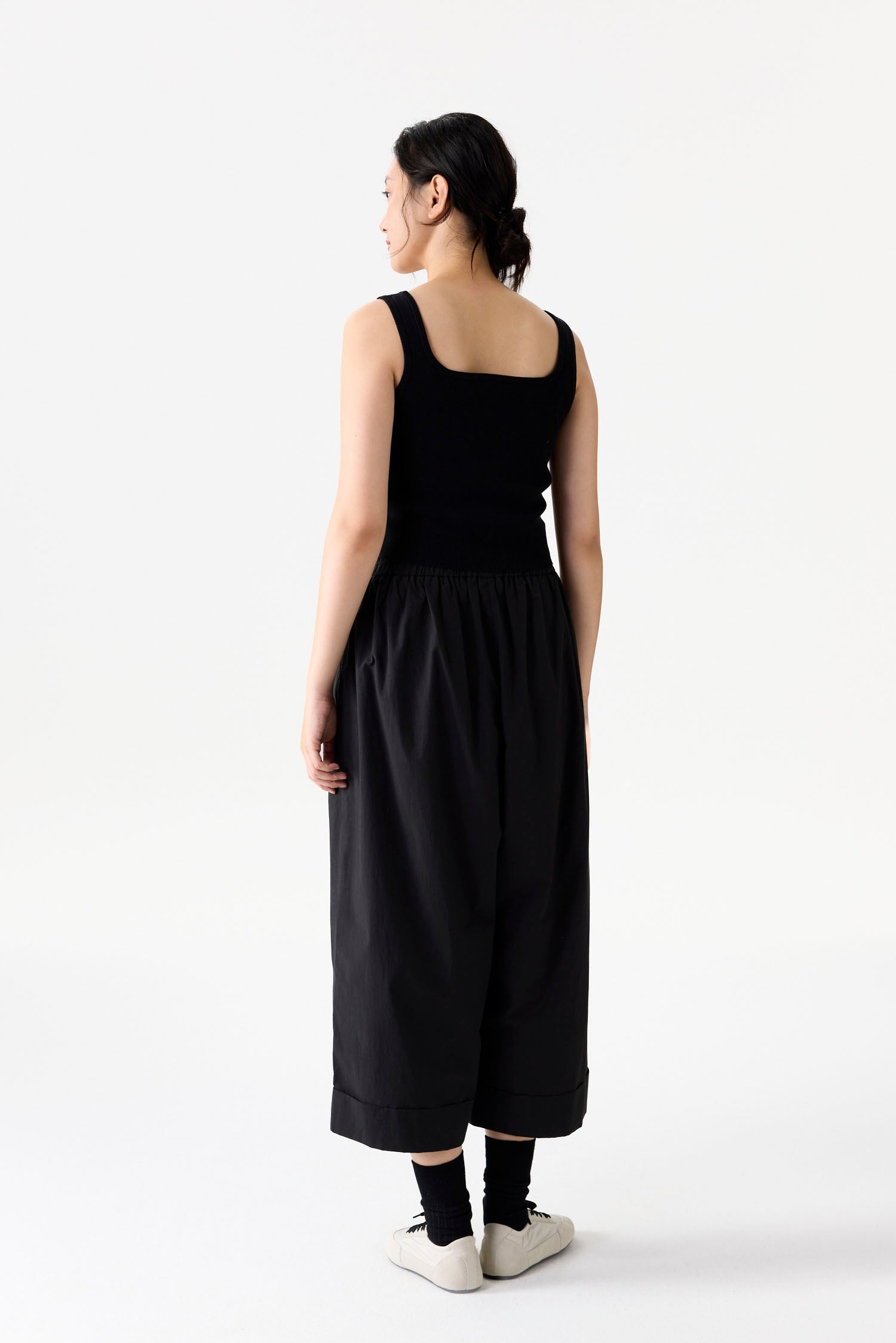 Pleated Wide-Leg Trousers