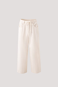 Drawstring Straight Pants