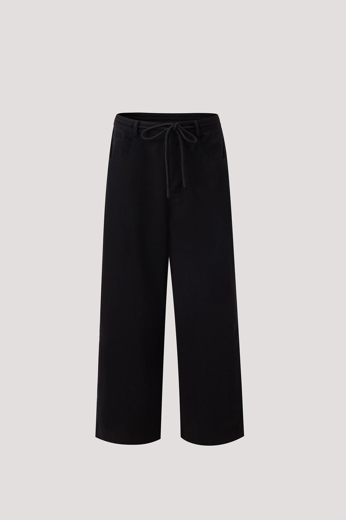 Drawstring Straight Pants