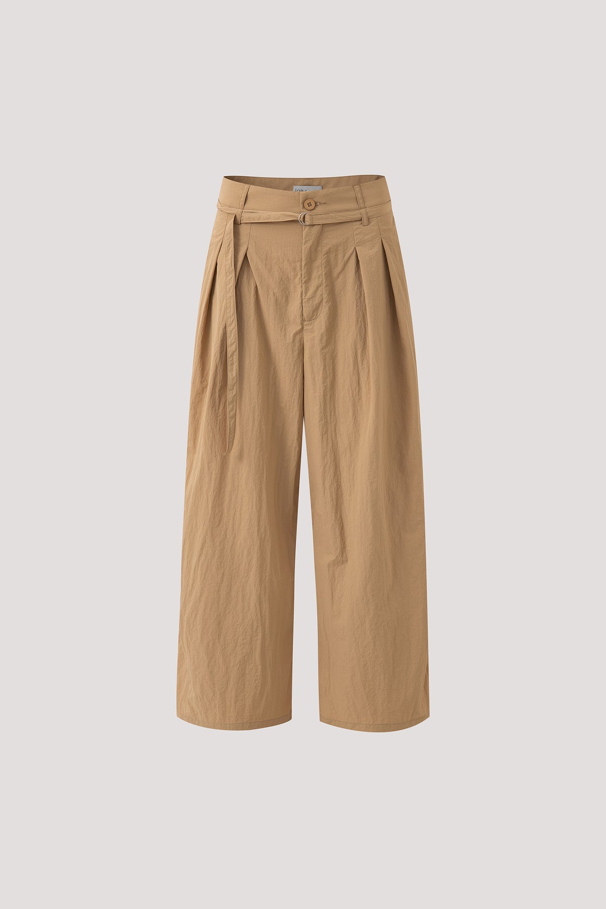 Mini Belt Straight Pants