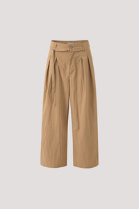 Mini Belt Straight Pants