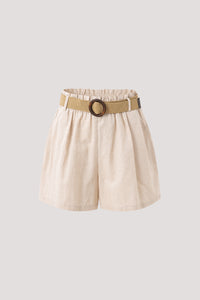 Belted Elasticated Shorts