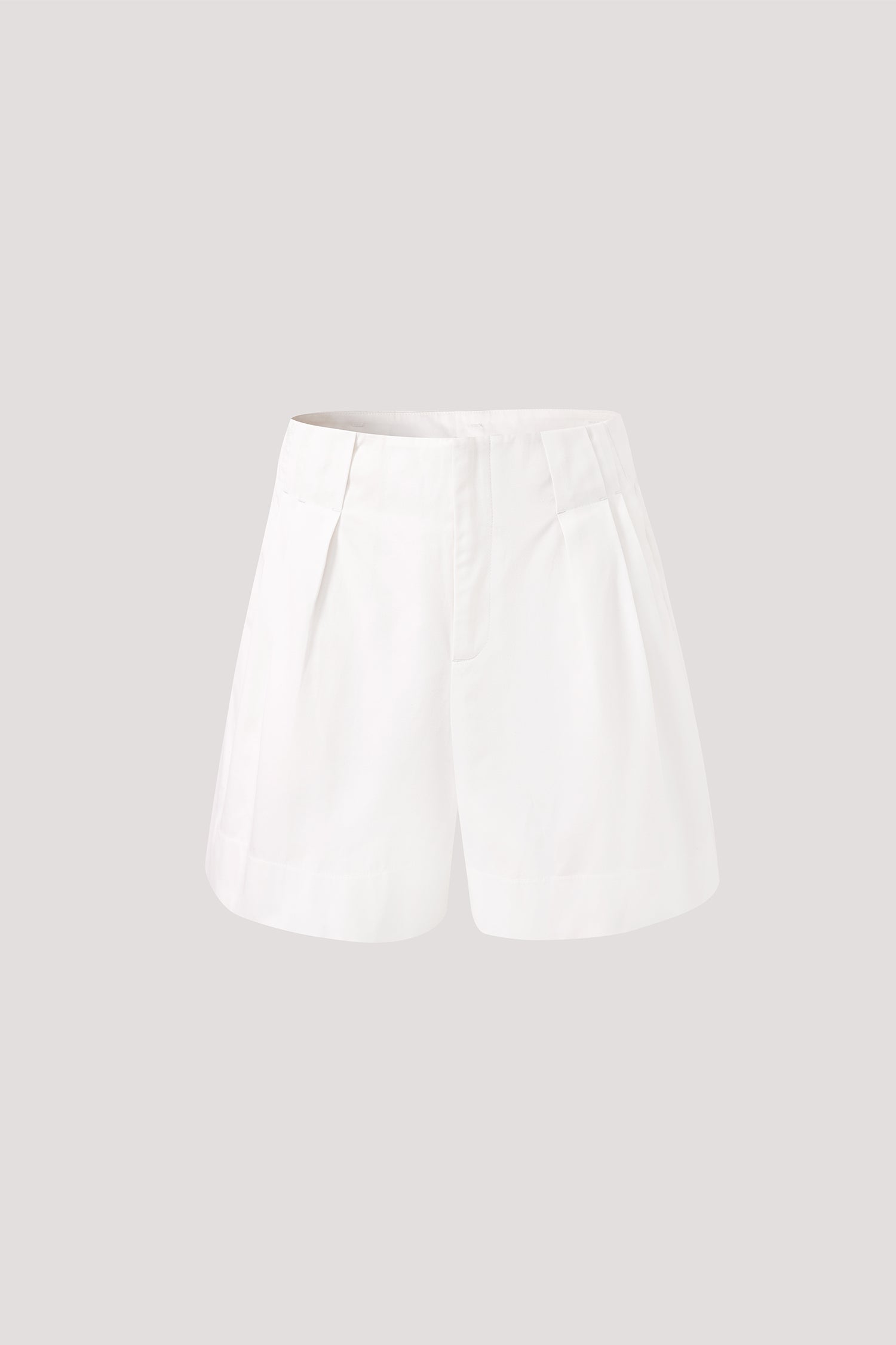 Lightweight Casual Pleated Shorts