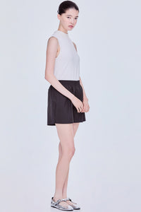 Elasticated Side Slit Shorts
