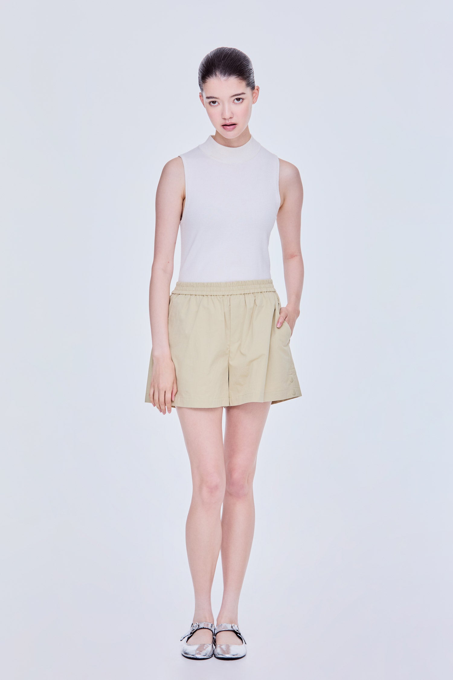 Double Button Shorts