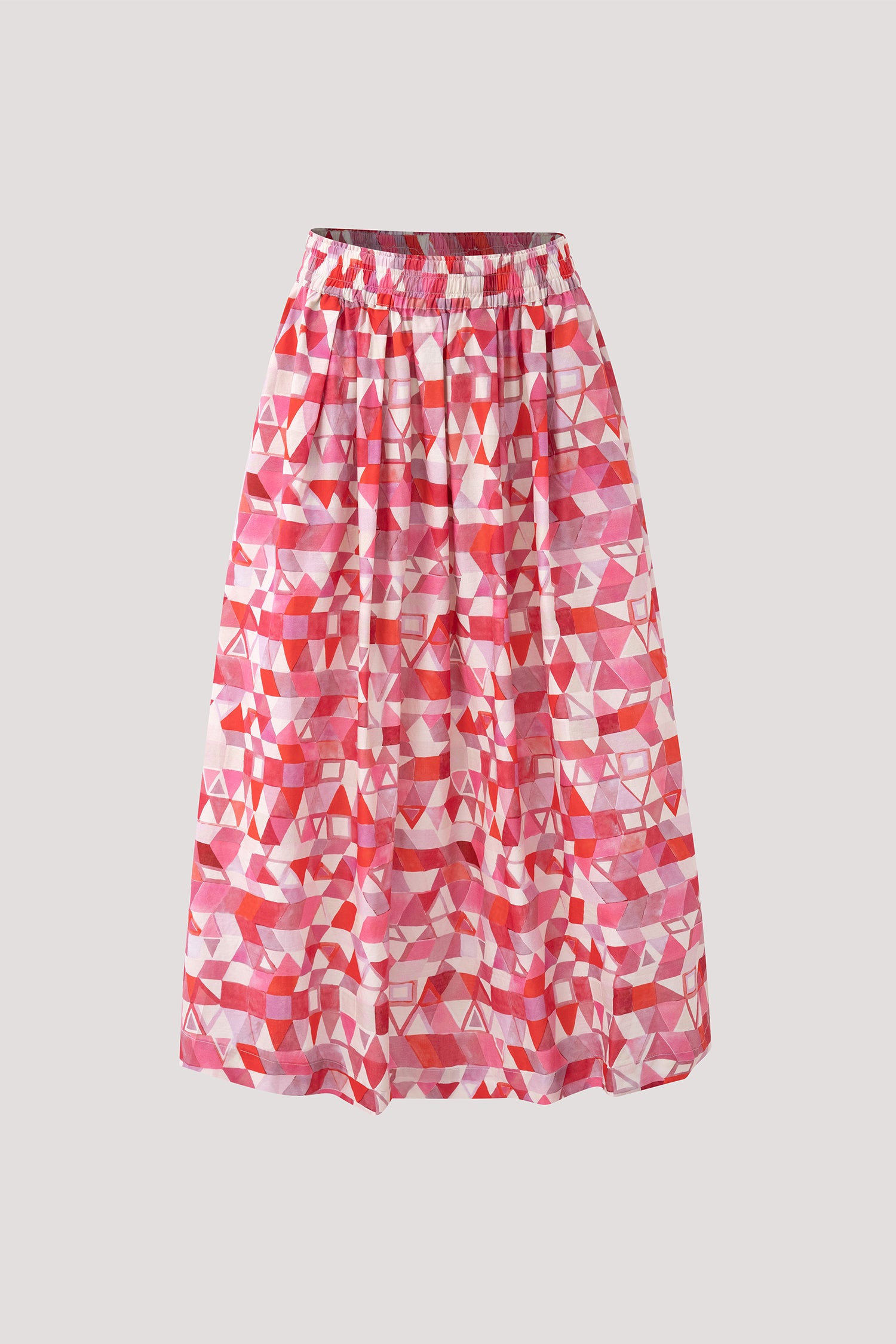 Printed Elasticated A-Line Skirt