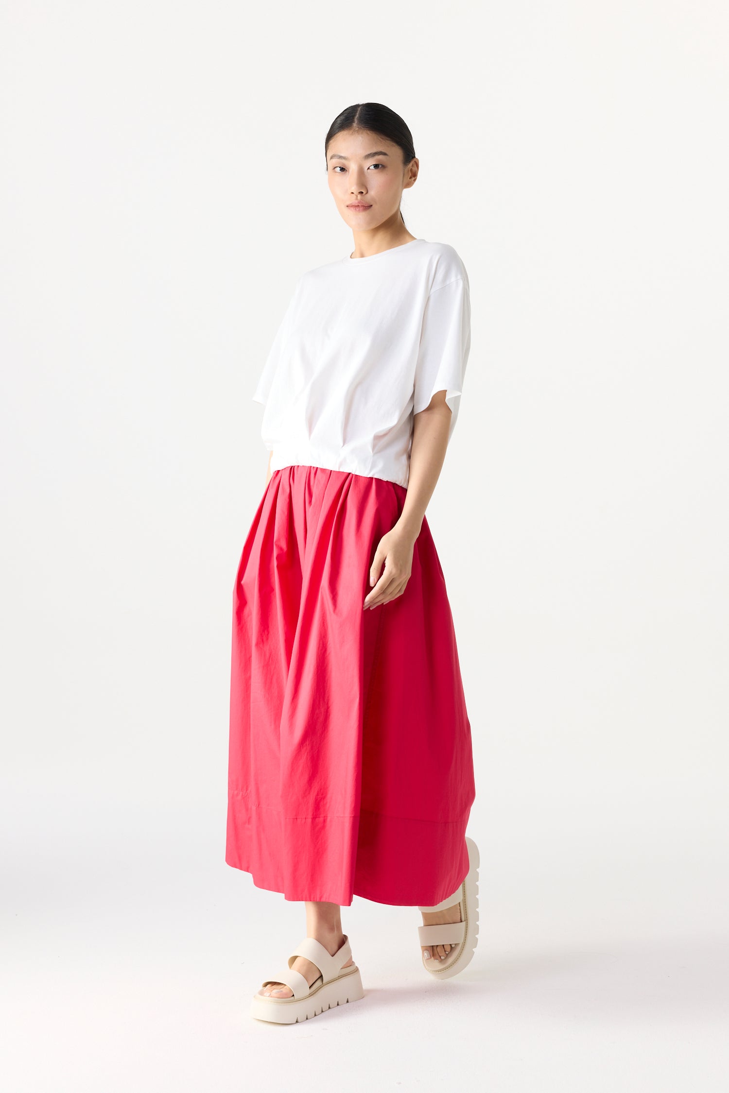 Elasticated A-Line Skirt