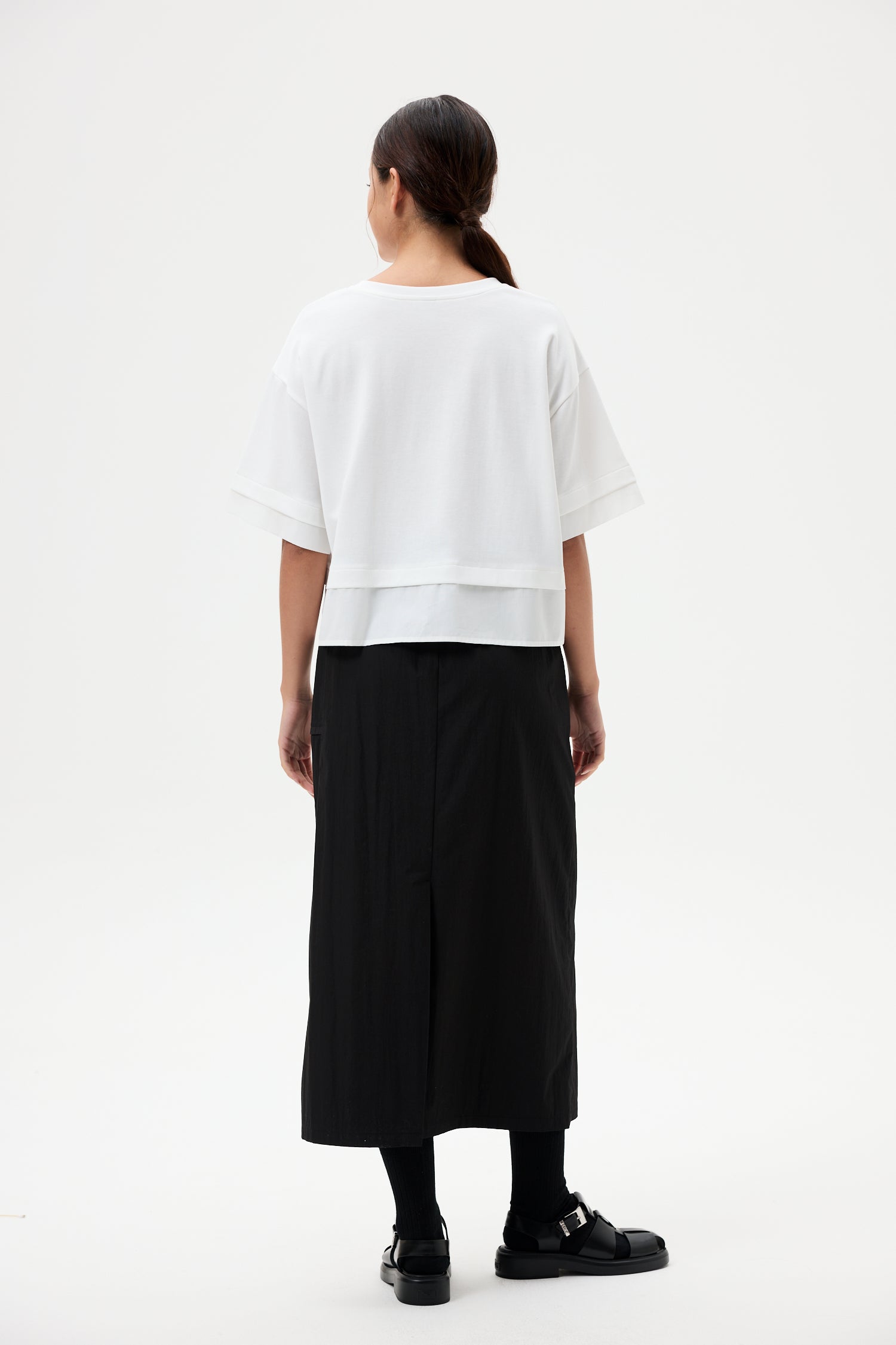 Elasticated Straight Cut Skirt