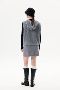 Stretch Knit Mini Skirt