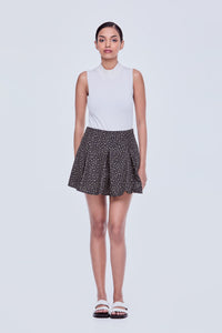 Mini Floral Flare Skirt