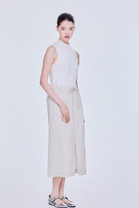 Panelled Cargo Skirt