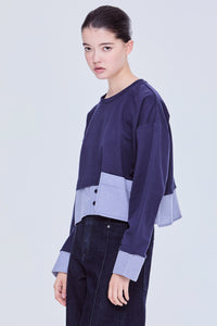 Contrast Pullover
