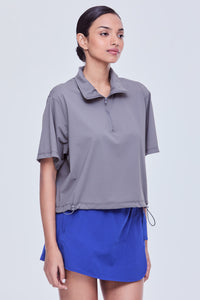 Half-Zip Sporty Top