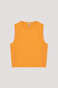 Sleeveless Cropped Tank Tee