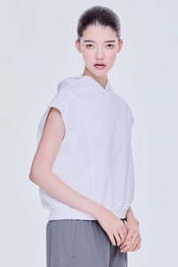 Hooded Sleeveless Pullover