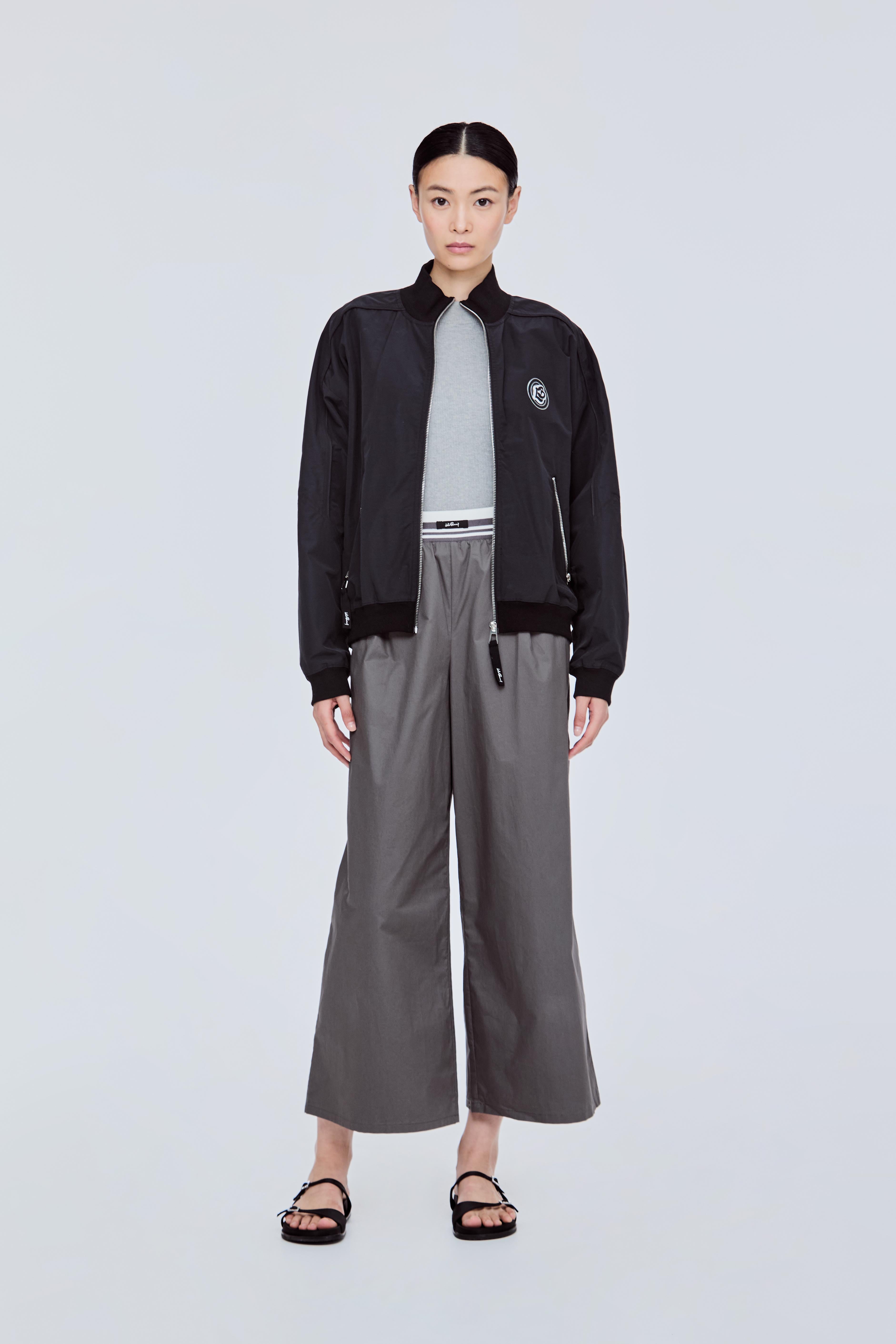 Holographic Logo Bomber Jacket
