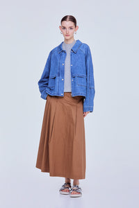 Raglan Denim Outer Shirt
