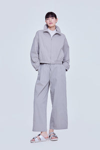 High-Neck Scrunched Jacket