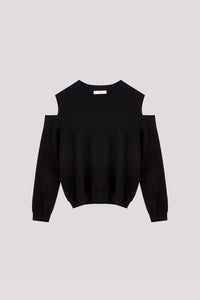 Knitted Cold Shoulder Top