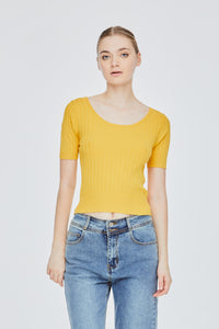 Rib Soft Knit Top