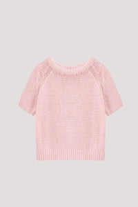 Semi Sheer Ribbed Knit Top