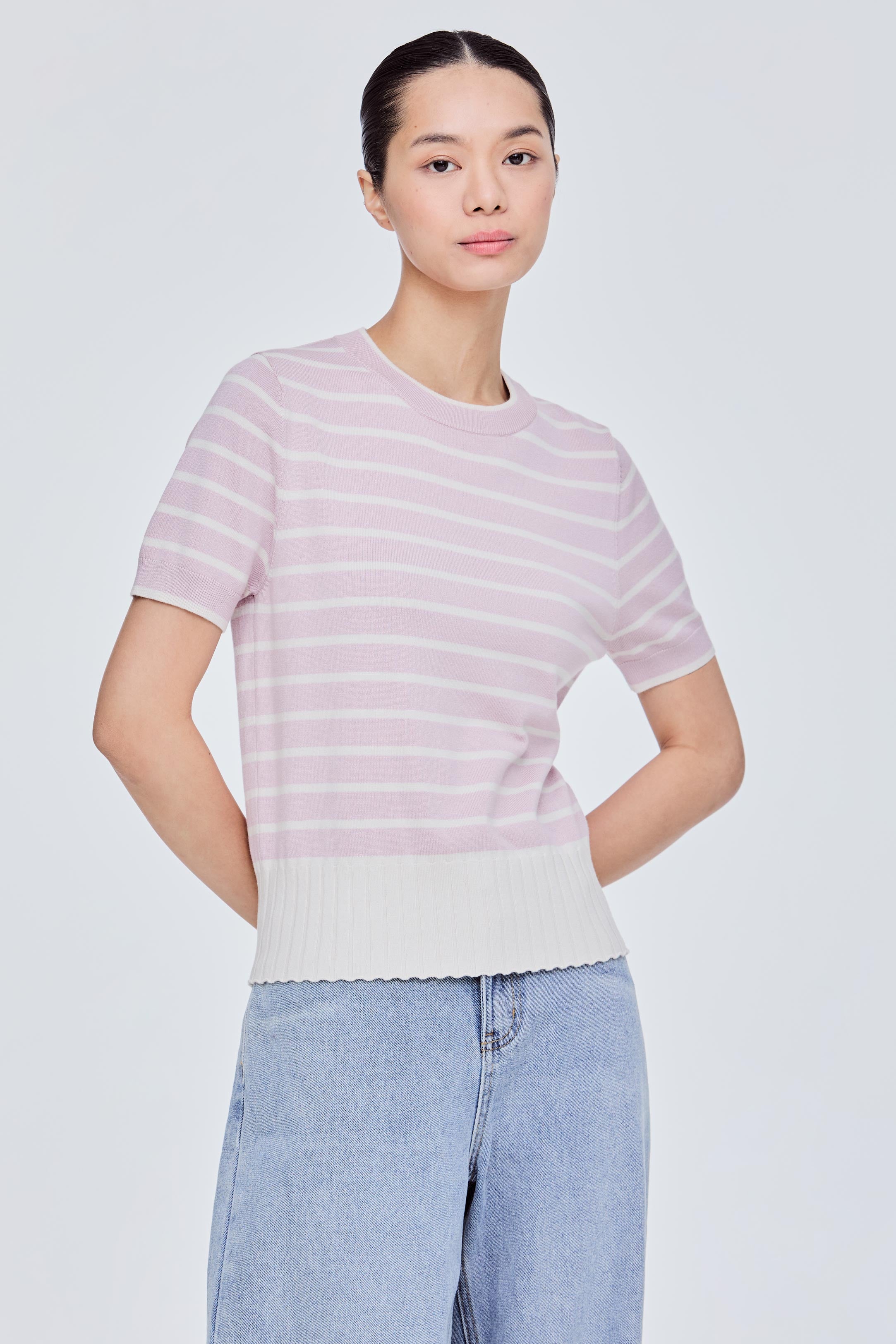 Cropped Knit Top