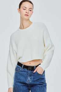 Basic Ribbed Knit Sweater