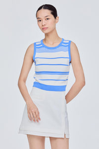 Stripes Knit Tank Top