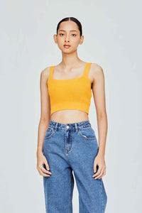 Knitted Crop Tank Top