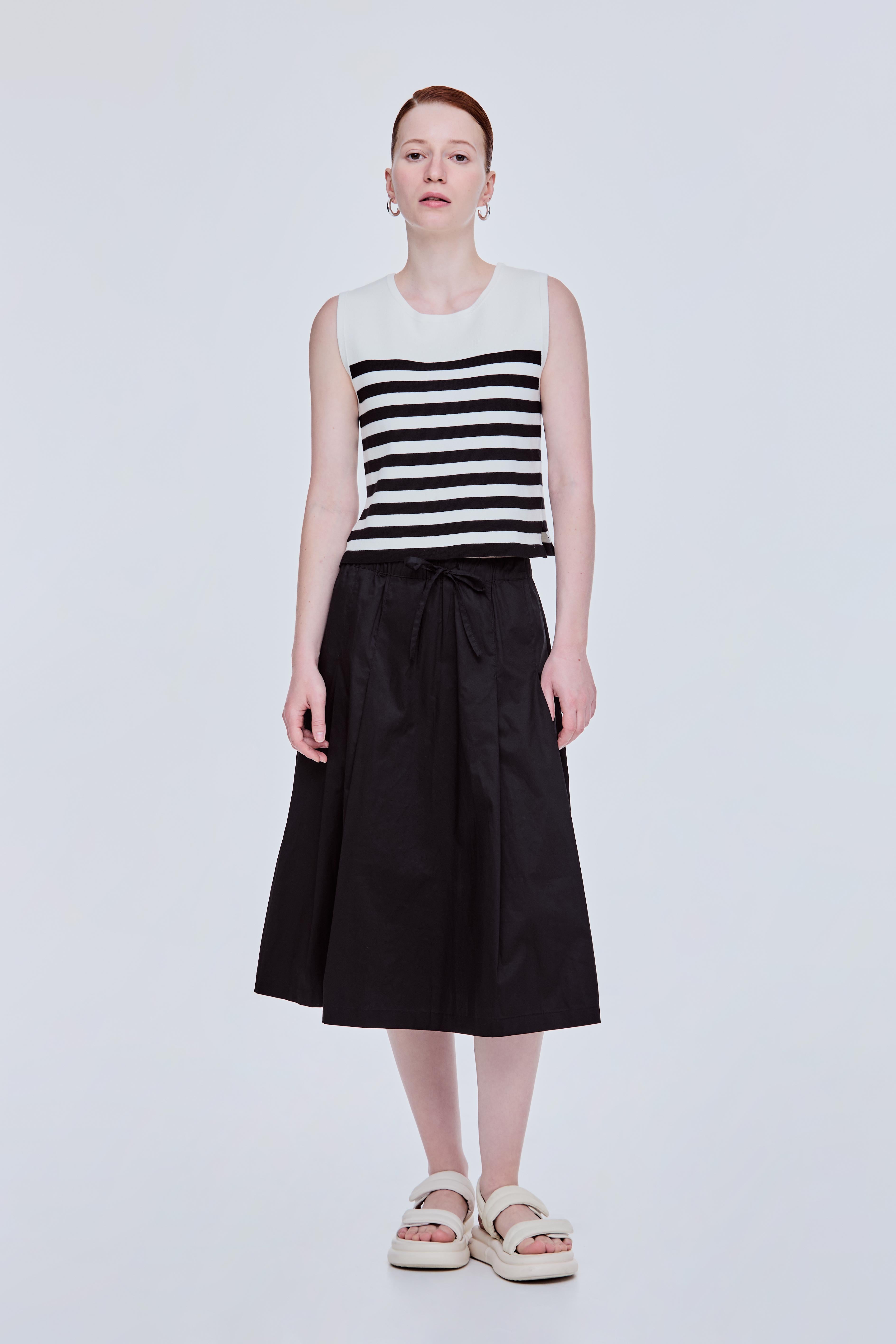 Knitted Stripes Tank Top