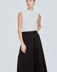 Belted Pleated Culottes