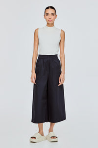 Elasticated Wide-Legged Culottes