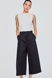 Elasticated Wide-Legged Culottes