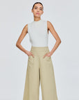 Wide Fit Front Pocket Pants