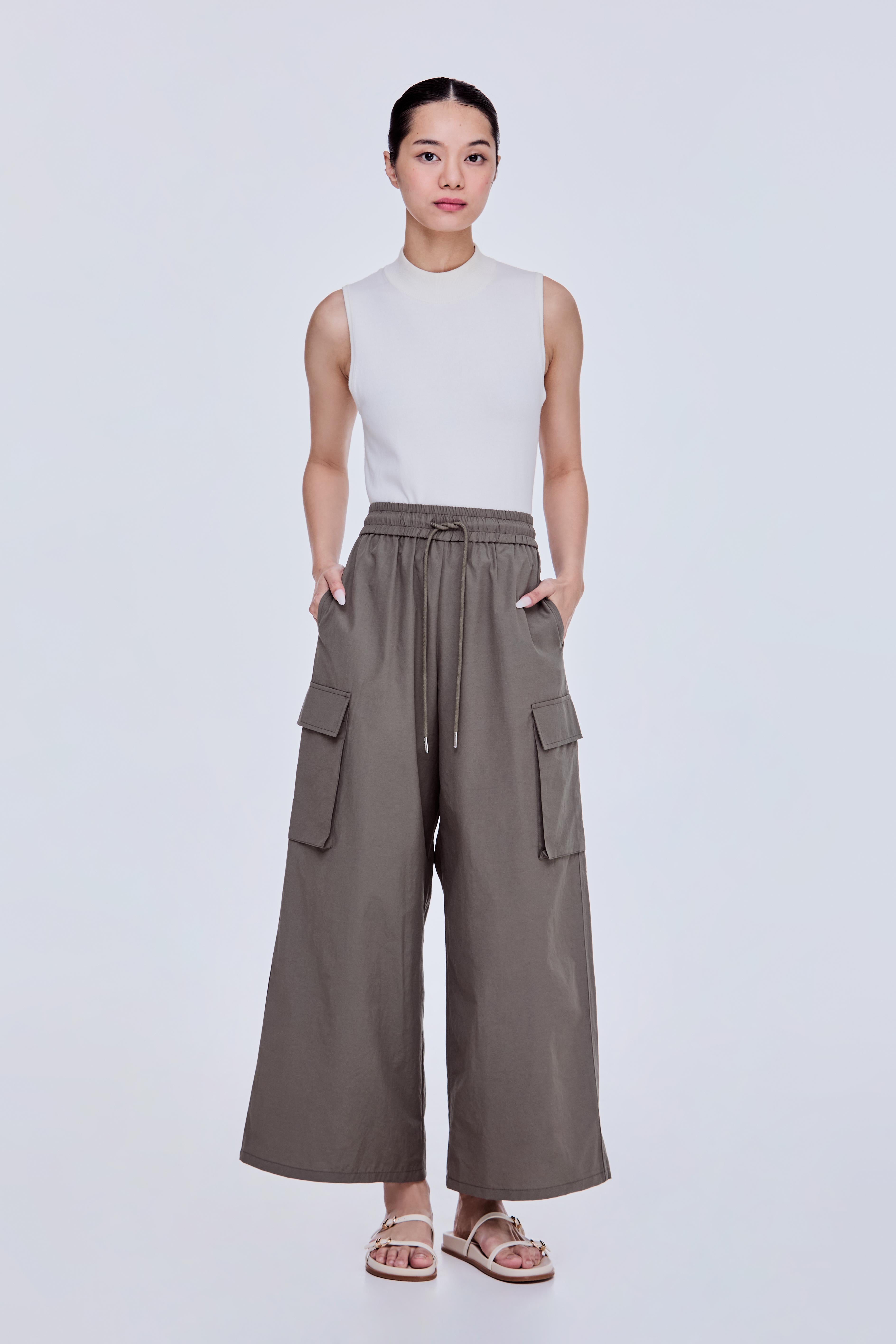 Wide Leg Cargo Pants