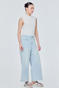 Welt Pocket Straight Leg Jeans