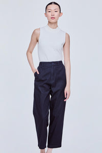 Denim Tapered Trousers