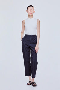 Denim Tapered Trousers