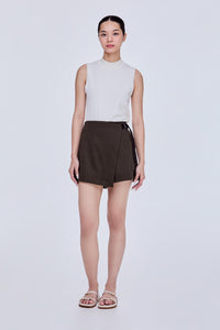 Overlapped Panel Skort