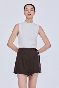 Overlapped Panel Skort