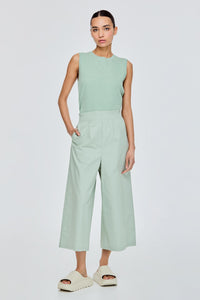 Elasticated Wide-Legged Culottes