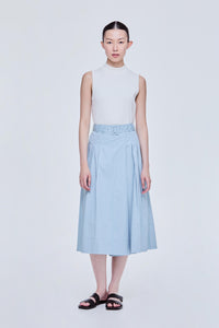 Belted Pleated Culottes