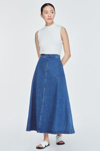 Flare Midi Skirt