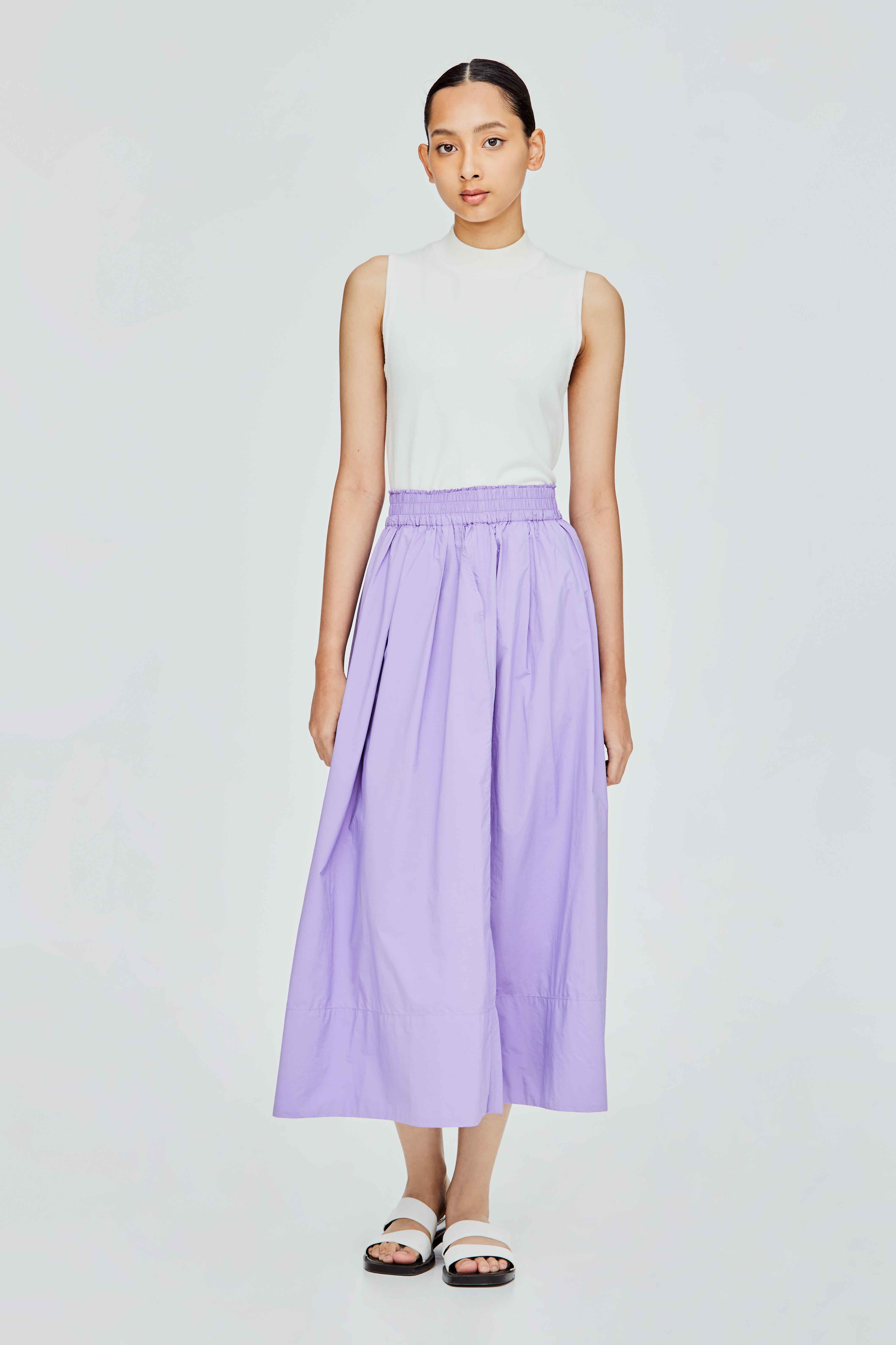 Gathered Maxi Flare Skirt – iORA