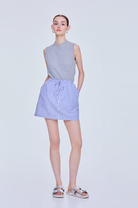 Relaxed Drawstring Skirt