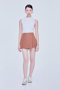 Quilted Puffer Skirt