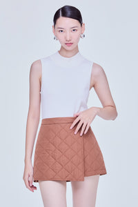 Quilted Puffer Skirt