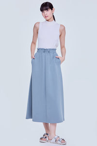 Elasticated A-Line Drawcord Skirt