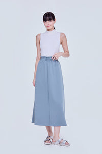 Elasticated A-Line Drawcord Skirt