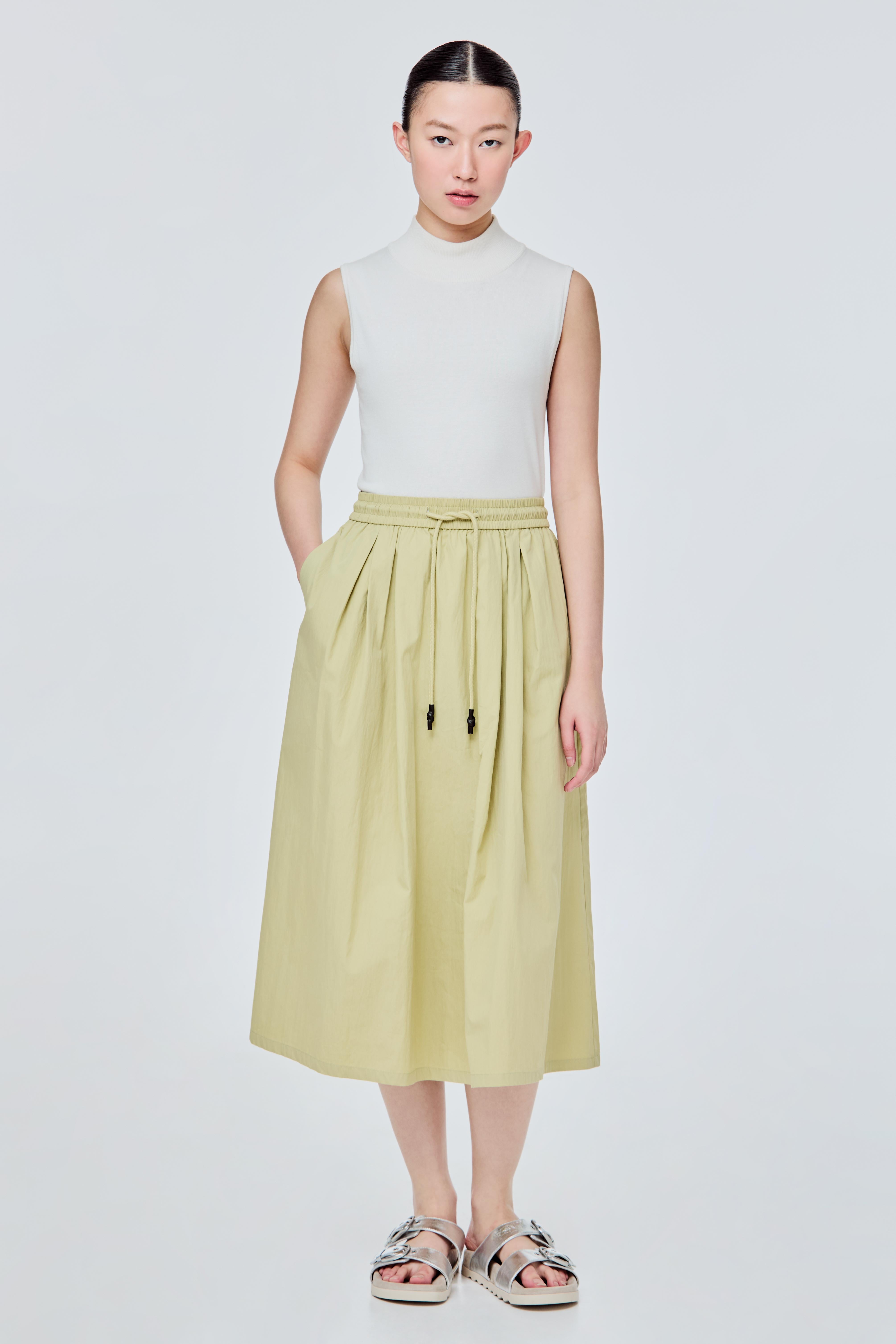 Corded Flare Skirt